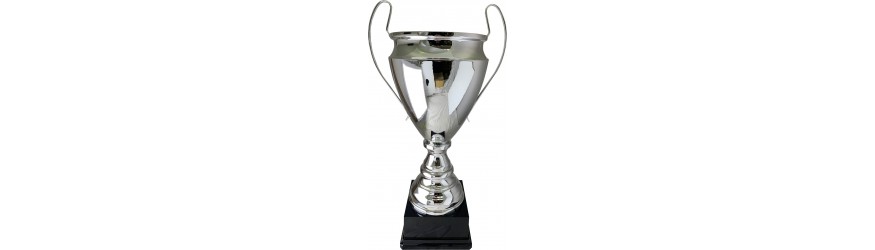 EXTRA LARGE SILVER METAL CHAMPIONSHIP TROPHY CUP - 3 SIZES - 48CM to 63CM